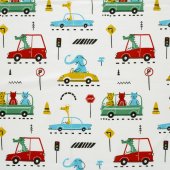 Jersey elastic Cars Animals